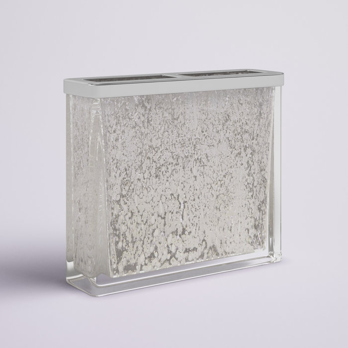 Etta Avenue™ Winona Mercury Glass Toothbrush Holder & Reviews Wayfair